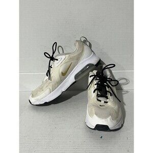 Nike Air Max 200 White Black Gold Shoes AQ2568 102 Size 10.5